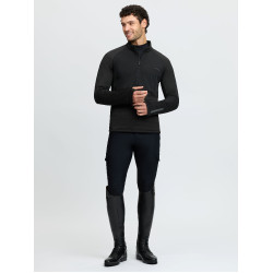 mezza zip LeMieux uomo Nero