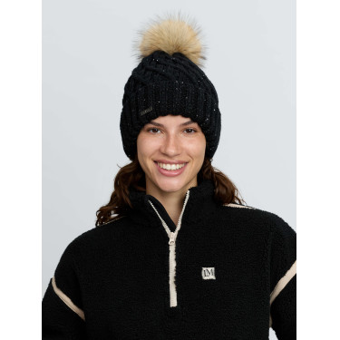 Cuffietta con paillettes Bernie blu navy LeMieux Nero