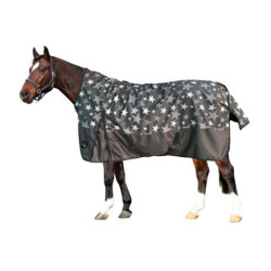 Coperta highneck HKM Pittsburgh Stars 600D 300g Grigio chiaro