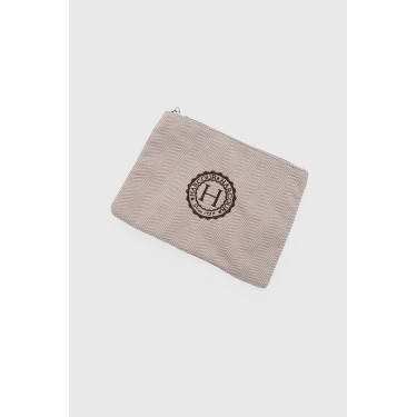Pochette Cachou Harcour Chevrone