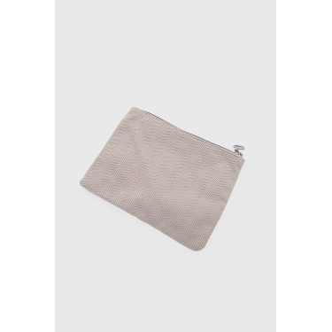 Pochette Cachou Harcour Chevrone
