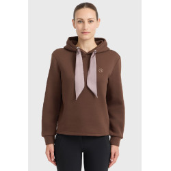 Celia felpa con cappuccio Harcour donna Castagno Marrone