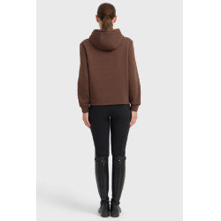 Celia felpa con cappuccio Harcour donna Castagno Marrone