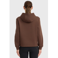 Celia felpa con cappuccio Harcour donna Castagno Marrone