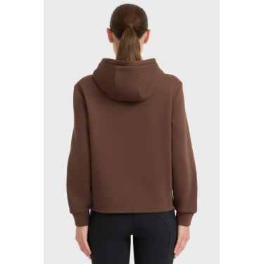 Celia felpa con cappuccio Harcour donna Castagno Marrone