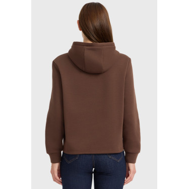 Celia felpa con cappuccio Harcour donna Castagno Marrone