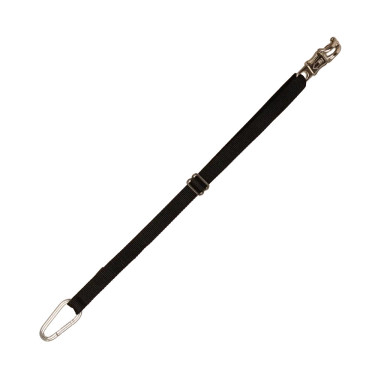 Lunga da van e attacco incrociato staccabile con moschettone antipanico nero 120 Lunga da van e attacco incrociato staccabile con moschettone antipanico nero 120