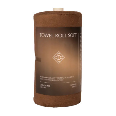 rotolo di salviette morbide marrone 30x30 cm 25 pezzi rotolo di salviette morbide marrone 30x30 cm 25 pezzi