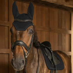 Cuffia antimosche full scintillante Wellington pony viola Kentucky