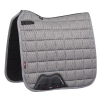 Sottosella da dressage LeMieux Carbon Mesh Square Grigio
