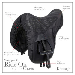 Coprisella da dressage LeMieux ProKit Ride On Nero Coprisella da dressage LeMieux ProKit Ride On Nero