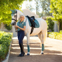 Tappetino LeMieux Suede Dressage Square Blu benetton Tappetino LeMieux Suede Dressage Square Blu benetton