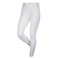 Pantaloni LeMieux Dynamique con rinforzi al ginocchio Bianco Pantaloni LeMieux Dynamique con rinforzi al ginocchio Bianco