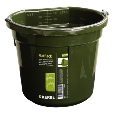Secchio Flatback Kerbl Verde Secchio Flatback Kerbl Verde