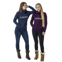 Felpa con collo a camino LeMieux con cappuccio Blu navy Felpa con collo a camino LeMieux con cappuccio Blu navy