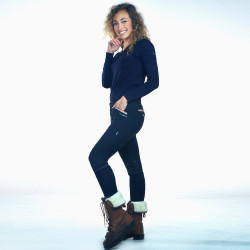 Pantaloni Flags & Cup Varena Donna Blu navy