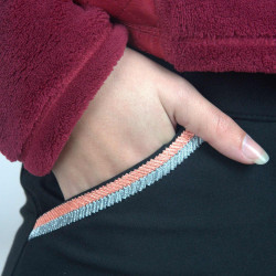 Pantaloni Flags & Cup Varena Junior Caviale Nero