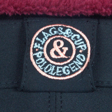 Pantaloni Flags & Cup Varena Junior Caviale Nero