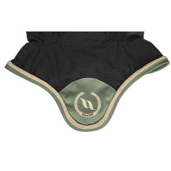 Cuffia per cavallo Night Collection Back On Track Oliva Verde
