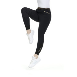 Pantaloni Equithème Gizel fondello in silicone Nero
