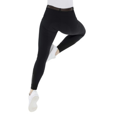Pantaloni Equithème Gizel fondello in silicone Nero Pantaloni Equithème Gizel fondello in silicone Nero