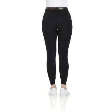 Pantaloni Equithème Gizel fondello in silicone Nero Pantaloni Equithème Gizel fondello in silicone Nero