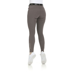 Pantaloni Equithème Gizel fondello in silicone Talpa Marrone