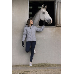 Giacca trapuntata Equithème Lara Grigio melange