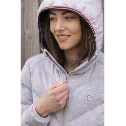 Giacca trapuntata Equithème Lara Grigio melange