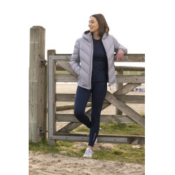 Giacca trapuntata Equithème Lara Grigio melange