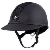 Casco Charles Owen SP8 Plus Aspetto Pelle Blu marino brillante