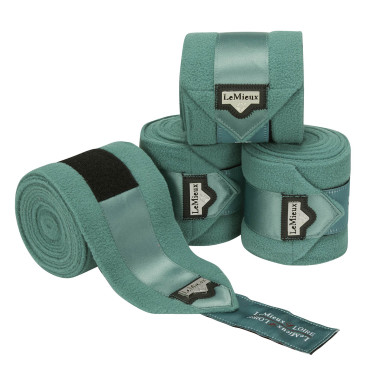 Fasce da polo LeMieux Luxury Saggio Blu