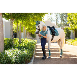 Fasce da polo LeMieux Luxury Saggio Blu