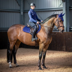 Tappetino LeMieux Loire Memory Close Contact Square Blu inchiostro