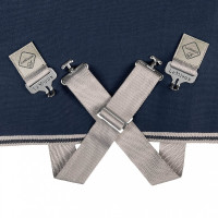 Coperta in pile LeMieux Arika Jersey-Tek Blu navy