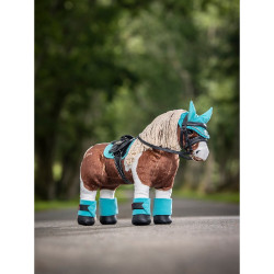 Cuffia anti-mosche per giocattolo Mini Pony LeMieux Azzurro Blu Cuffia anti-mosche per giocattolo Mini Pony LeMieux Azzurro Blu