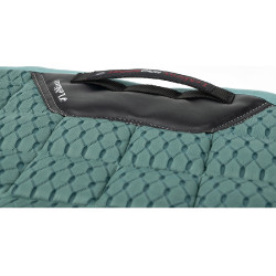 Sottosella da dressage LeMieux Carbon Mesh Square Saggio Blu