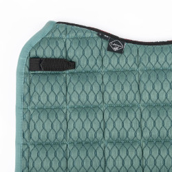 Sottosella da dressage LeMieux Carbon Mesh Square Saggio Blu