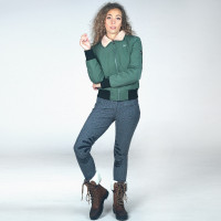 Damenreithose Flags & Cup Checks Grigio Damenreithose Flags & Cup Checks Grigio