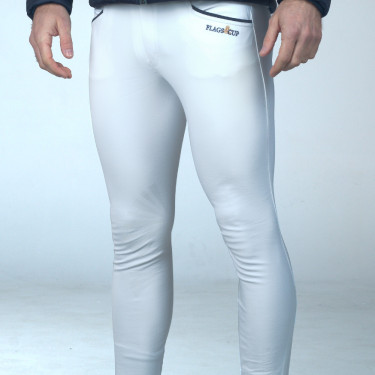 Pantaloni Flags & Cup Bassano Junior Bianco