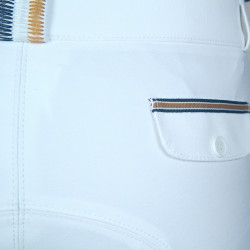 Pantaloni Flags & Cup Bassano Junior Bianco