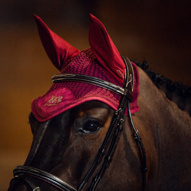 Cuffia anti-mosche Alaska B Vertigo Fico vino rosso