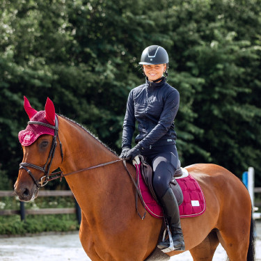 Cuffia anti-mosche Alaska B Vertigo Fico vino rosso