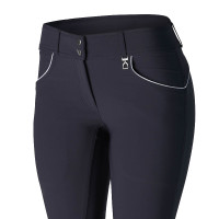Pantaloni a vita alta con grip in silicone Aubrey Horze donna Blu navy scuro Pantaloni a vita alta con grip in silicone Aubrey Horze donna Blu navy scuro