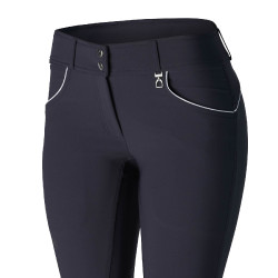 Pantaloni a vita alta con grip in silicone Aubrey Horze donna Blu navy scuro Pantaloni a vita alta con grip in silicone Aubrey Horze donna Blu navy scuro