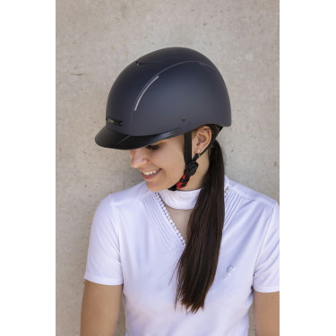 Casco Choplin Plume Blu opaco