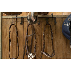 Porta briglie Hippotonic 6 posti, con ganci Porta briglie Hippotonic 6 posti, con ganci