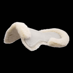 Ammortizzatore misto Close Contact Acavallo Classic con montone integrale Trasparente / bianco