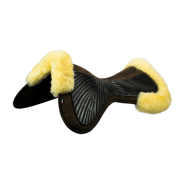 Ammortizzatore Acavallo Close Contact Classic in gel con memory foam e montone Marrone / naturale