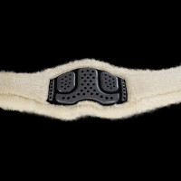 Sottopancia Anatomico Acavallo in Gel e PVC con Fodera in Lana Amovibile Nero Sottopancia Anatomico Acavallo in Gel e PVC con Fodera in Lana Amovibile Nero